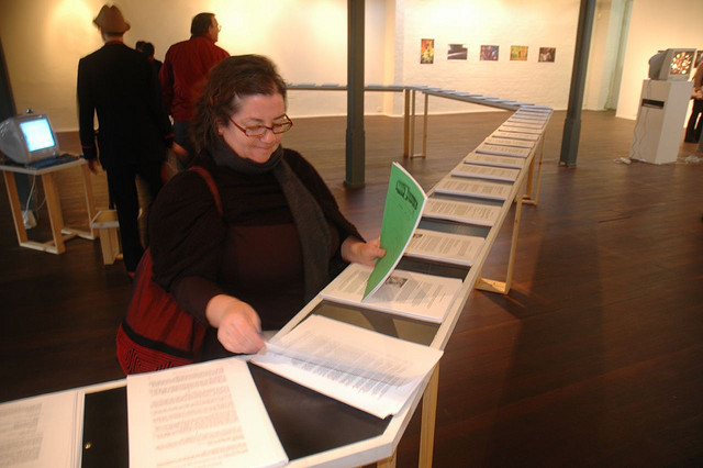 Lucas Ihlein, Bilateral Kellerberrin installation at IASKA, 2005